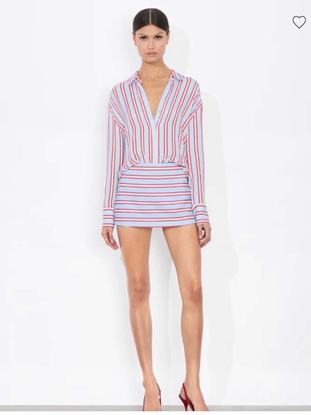 Alice and Olivia Striped Skort